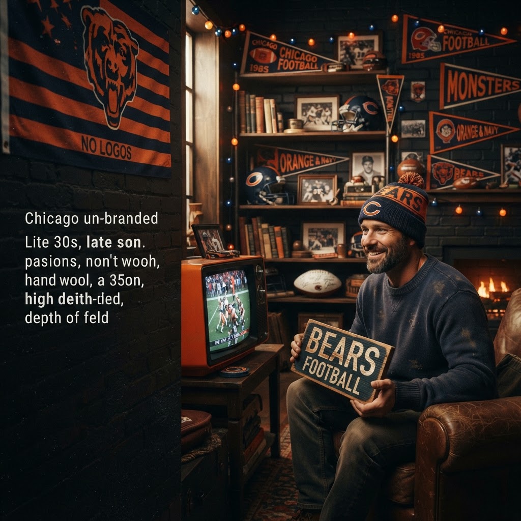 Level Up Your Chicago Bears Fan Cave: Unique Decor & Style Ideas