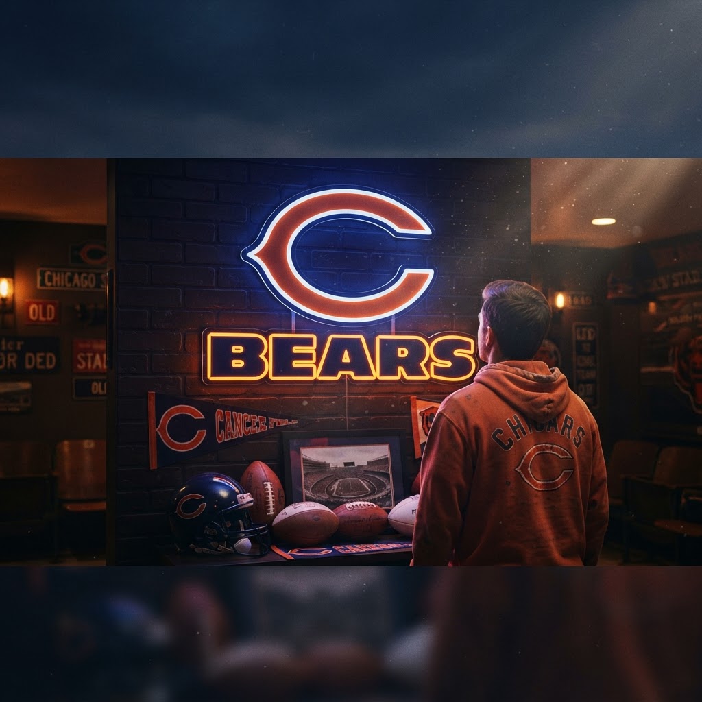 Light Up Your Fan Cave: Chicago Bears LED Display Ideas