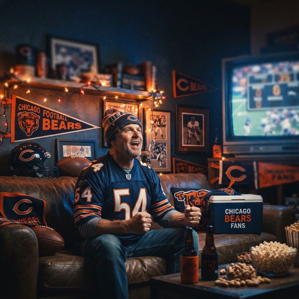 How to Create the Ultimate Chicago Bears Fan Cave Experience