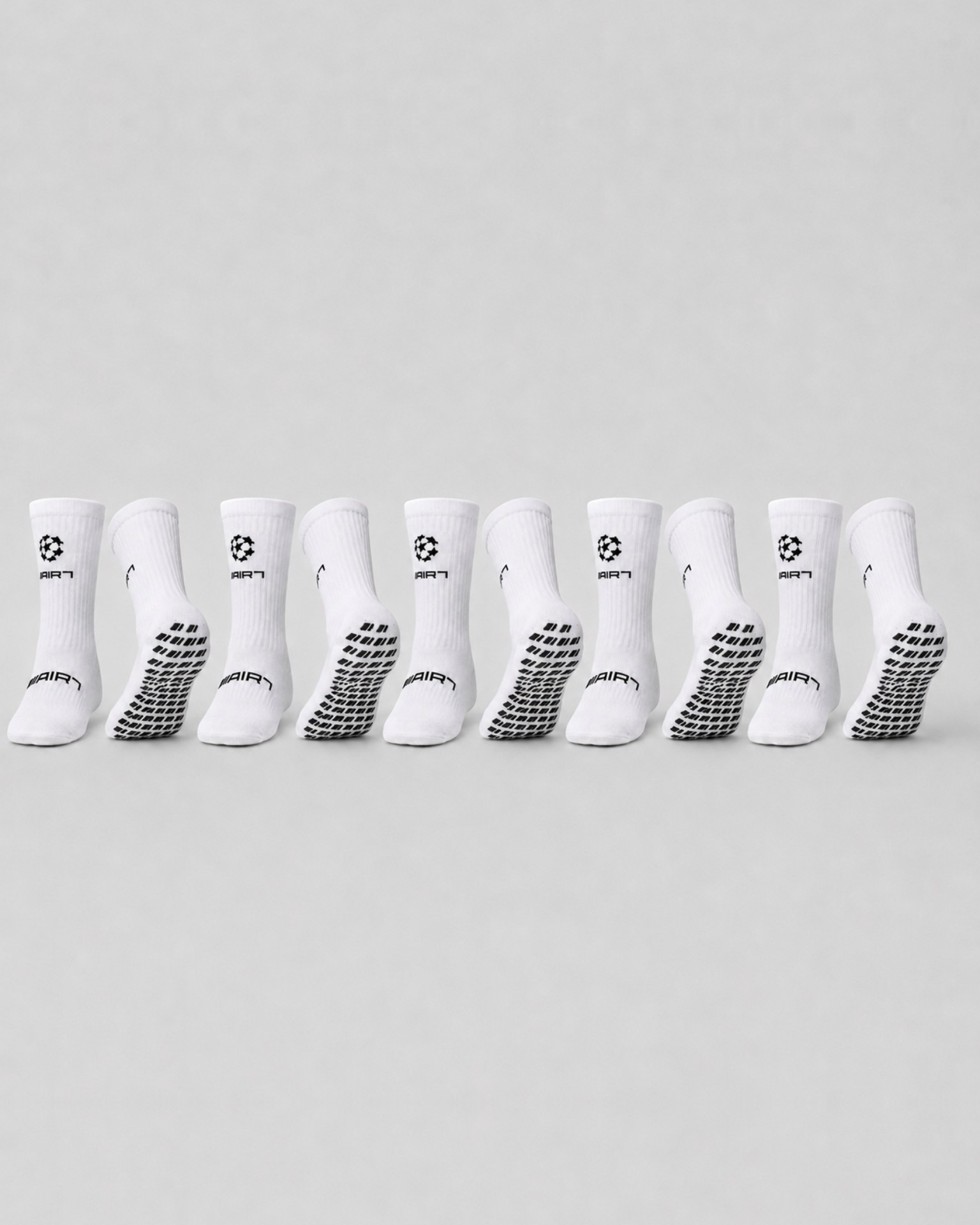Air7 Gripsocks 5er-Pack White/Black von AIR7
