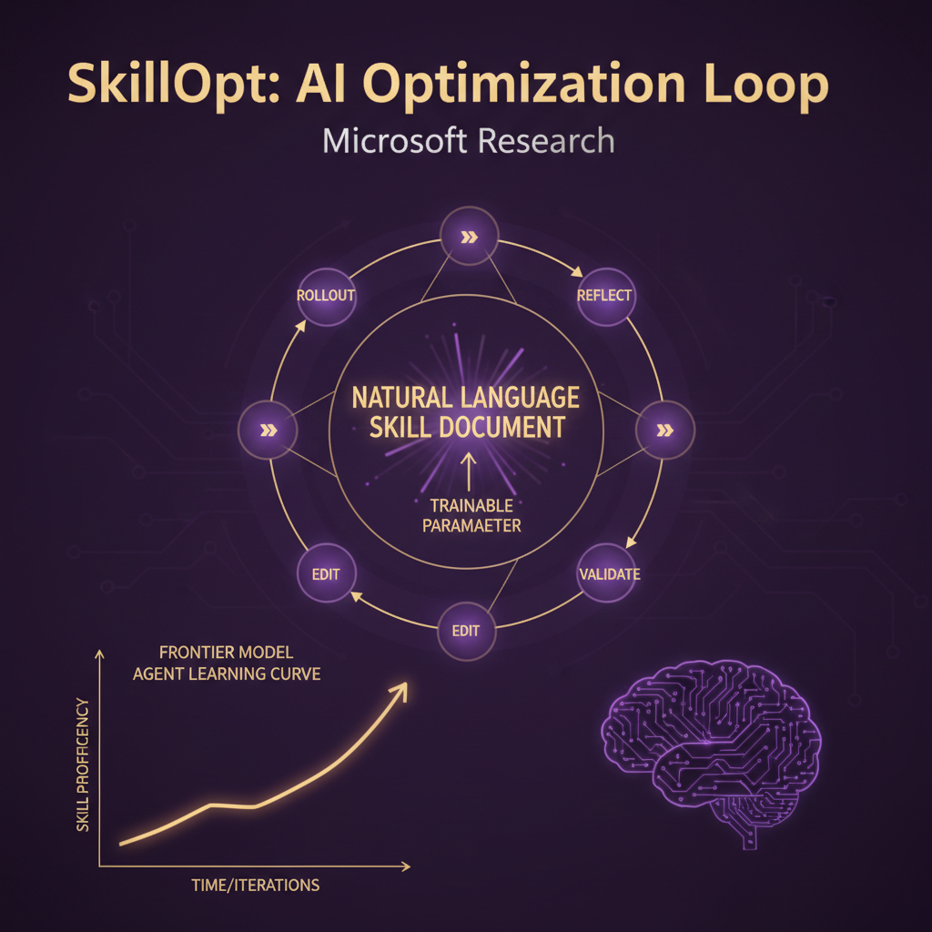 SkillOpt: Microsoft Research's Optimizer That Trains Agent Skills, Not Model Weights