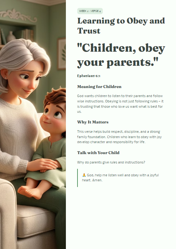 Children, Obey Your Parents — ebook page on smartphone