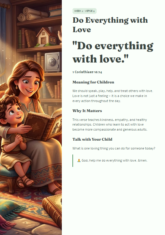 Do Everything with Love — ebook page on tablet