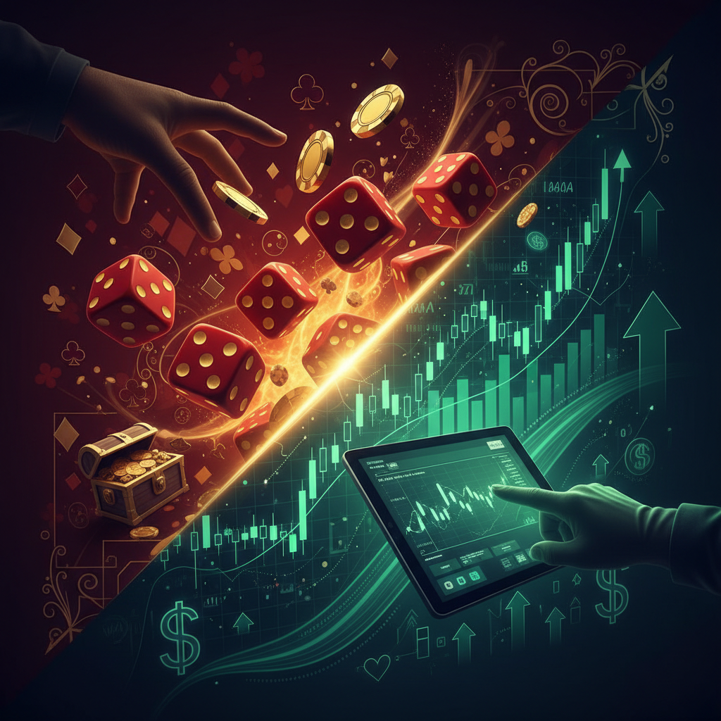 Het Verschil Tussen Gokken En Trading