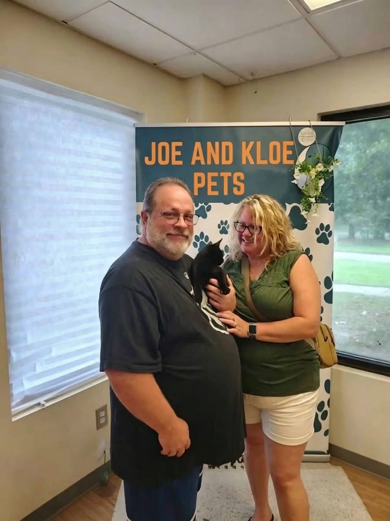 Happy adopter 3 with their new pet from Joe and Kloe Pets