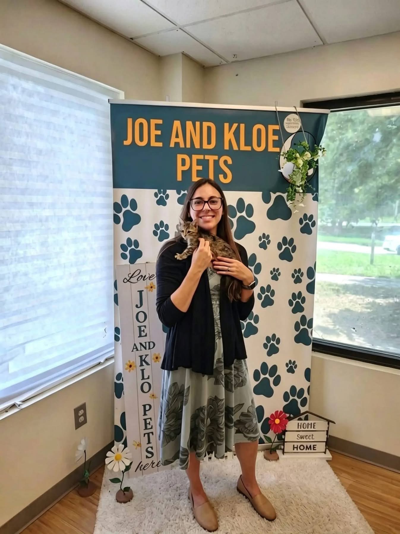 Happy adopter 5 with their new pet from Joe and Kloe Pets