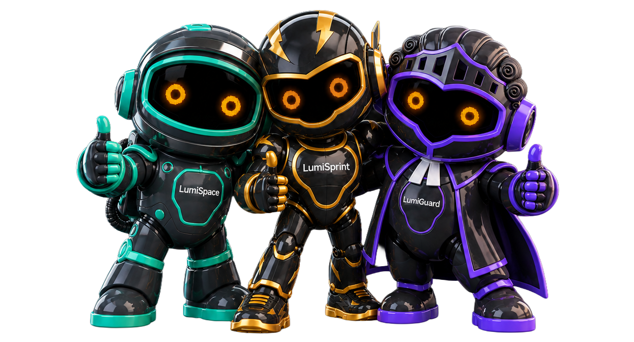 Lumi characters giving a thumbs up