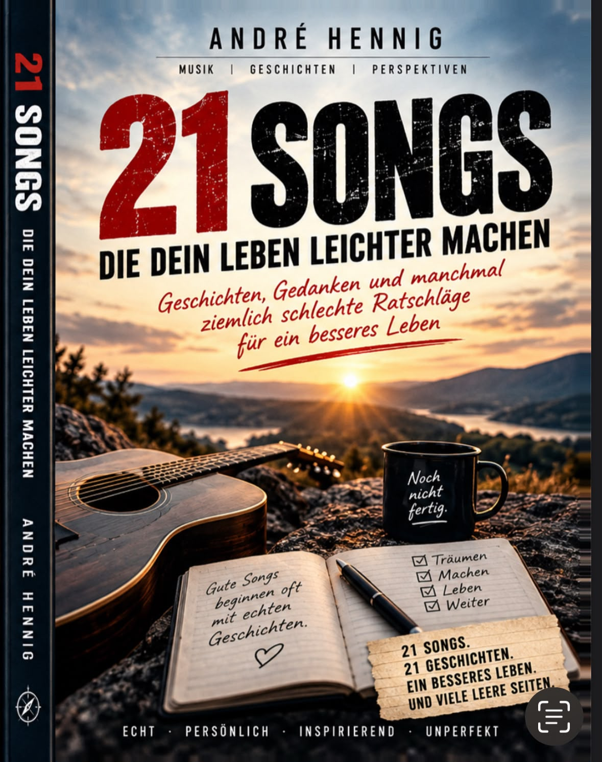 Buchcover 21 Songs, die dein Leben leichter machen von André Hennig