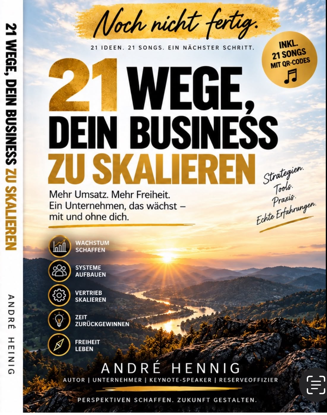 Buchcover 21 Wege, dein Business zu skalieren von André Hennig