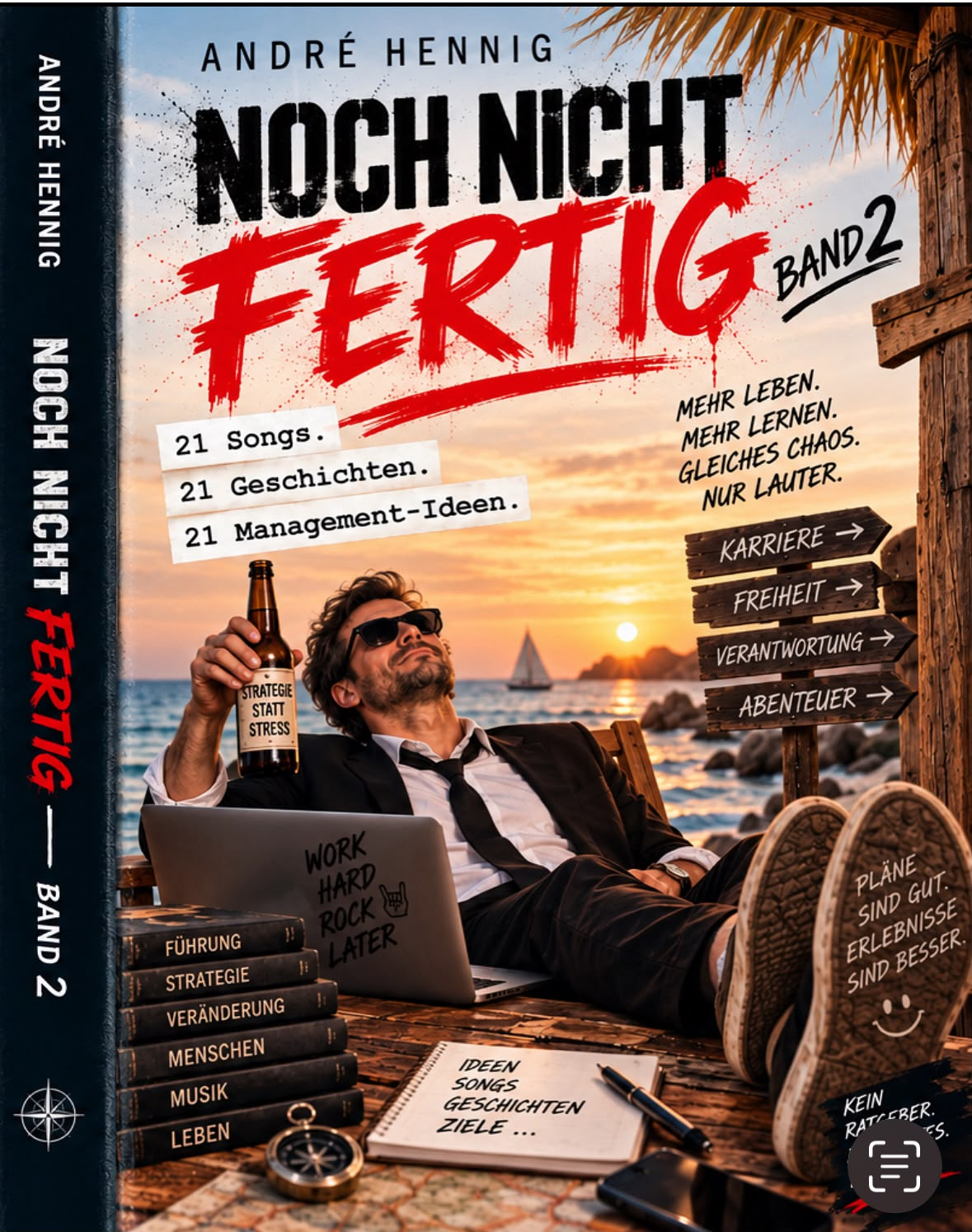 Buchcover Noch nicht fertig Band 2 von André Hennig
