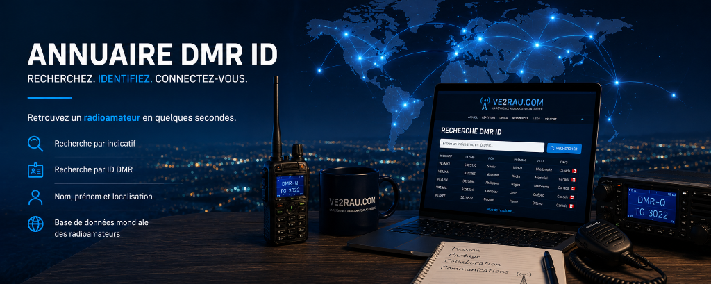 Annuaire DMR ID — Recherchez, identifiez, connectez-vous