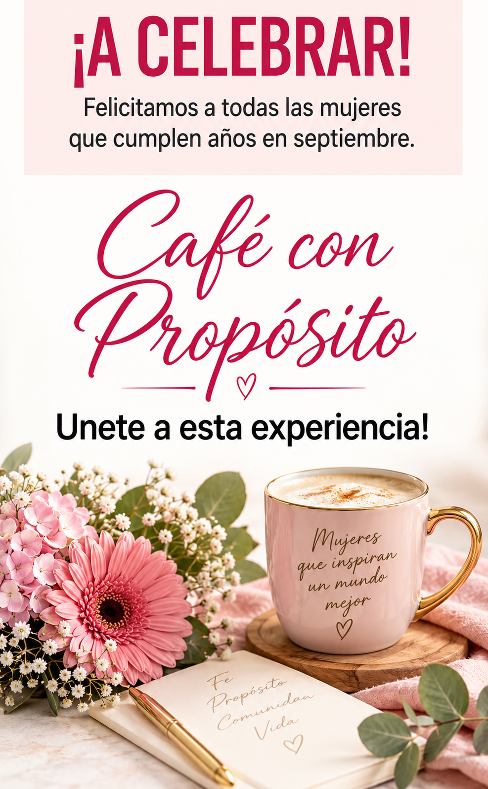 ¡A Celebrar! — Felicitamos a las mujeres que cumplen años en septiembre