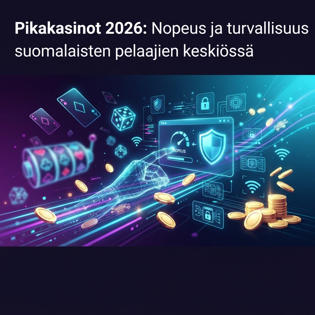 Pikakasinot 2026: Nopeus ja turvallisuus suomalaisten pelaajien keskiössä