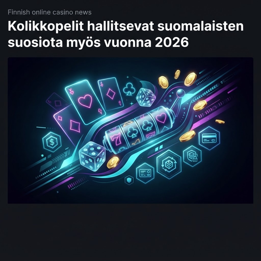 Kolikkopelit hallitsevat suomalaisten suosiota myös vuonna 2026