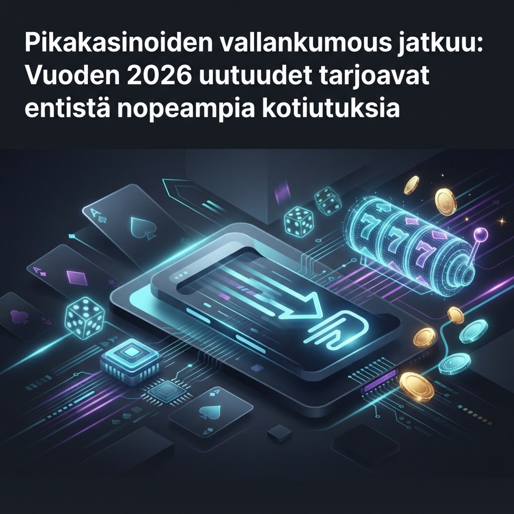 Pikakasinoiden vallankumous jatkuu: Vuoden 2026 uutuudet tarjoavat entistä nopeampia kotiutuksia