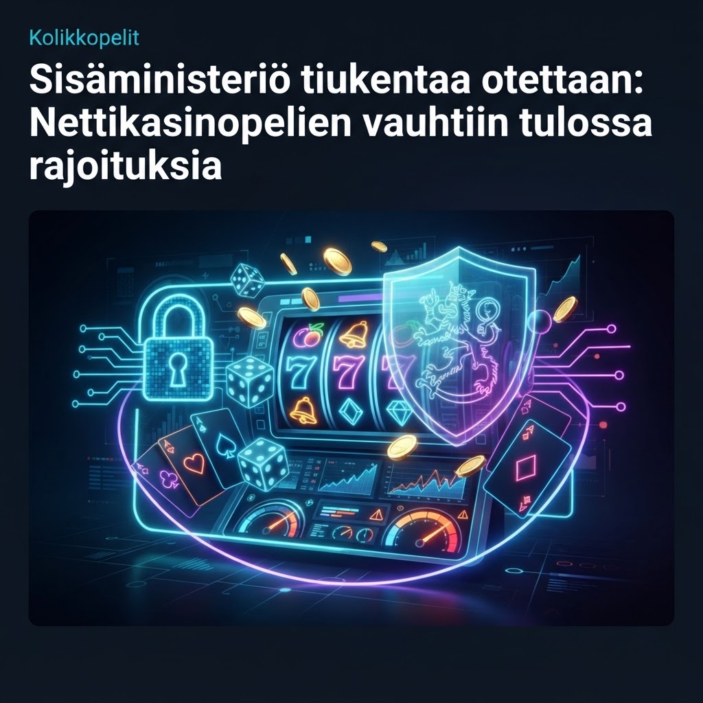 Sisäministeriö tiukentaa otettaan: Nettikasinopelien vauhtiin tulossa rajoituksia