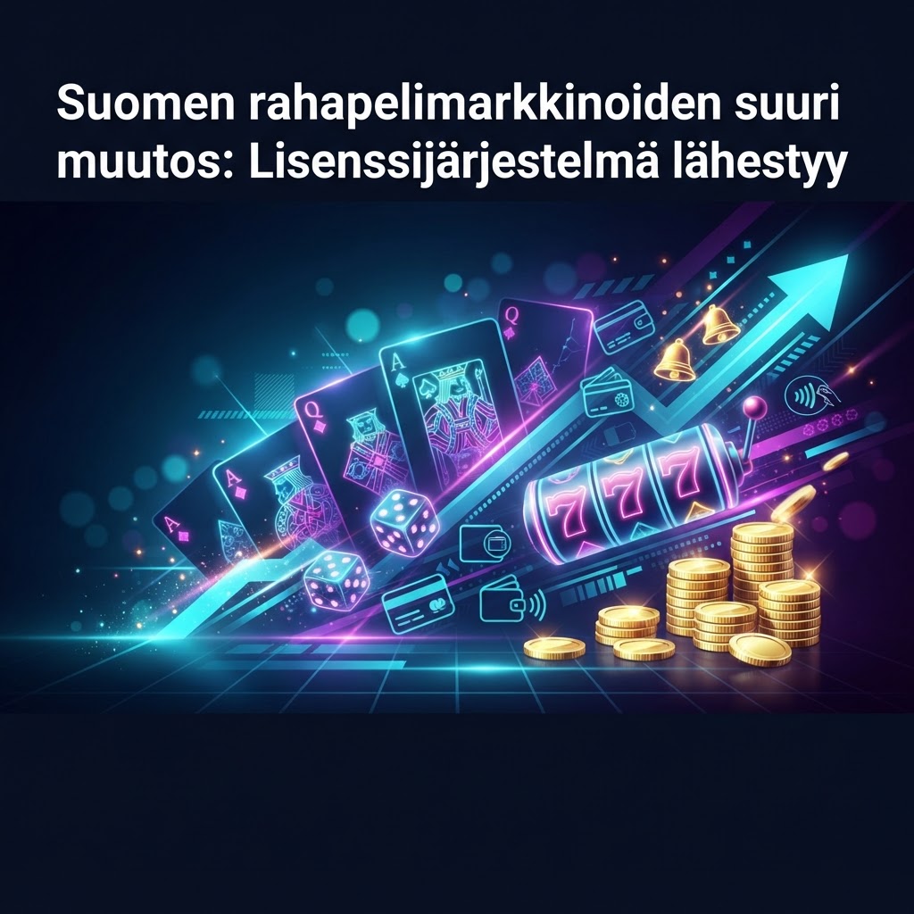 Suomen rahapelimarkkinoiden suuri muutos: Lisenssijärjestelmä lähestyy
