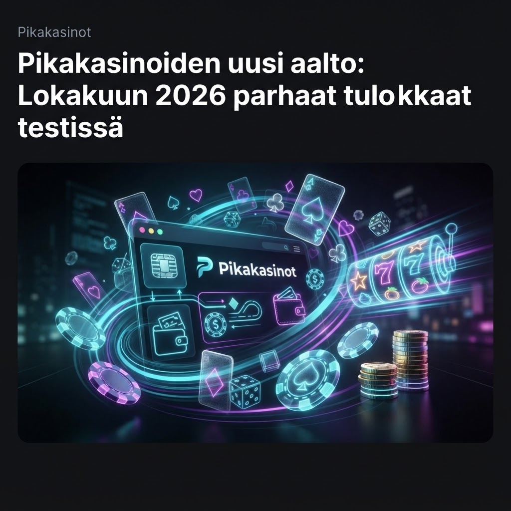 Pikakasinoiden uusi aalto: Lokakuun 2026 parhaat tulokkaat testissä
