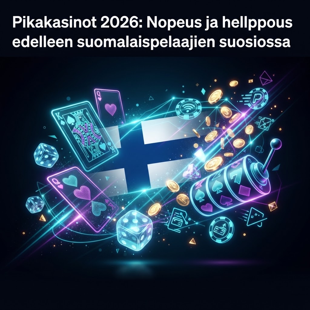 Pikakasinot 2026: Nopeus ja helppous edelleen suomalaispelaajien suosiossa