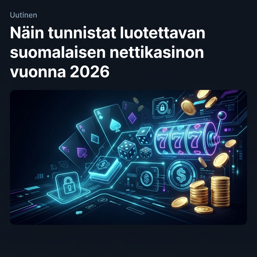 Näin tunnistat luotettavan suomalaisen nettikasinon vuonna 2026