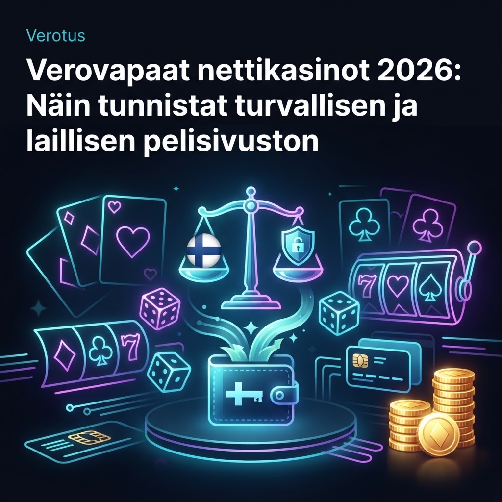 Verovapaat nettikasinot 2026: Näin tunnistat turvallisen ja laillisen pelisivuston