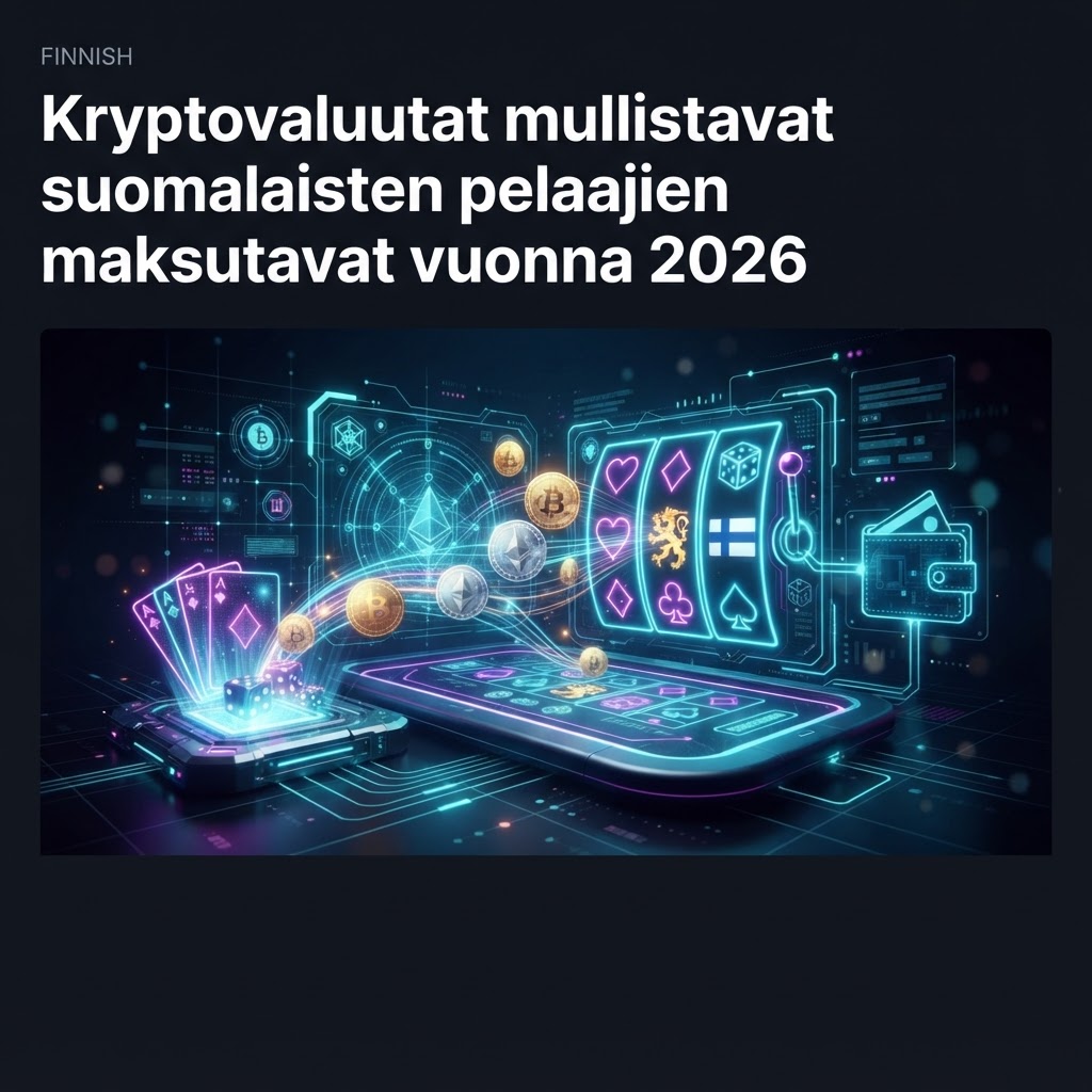 Kryptovaluutat mullistavat suomalaisten pelaajien maksutavat vuonna 2026