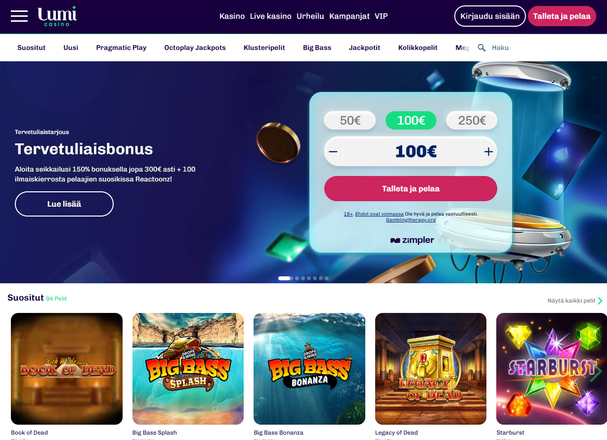 Lumi casino arvostelu – kokemukset ja bonukset