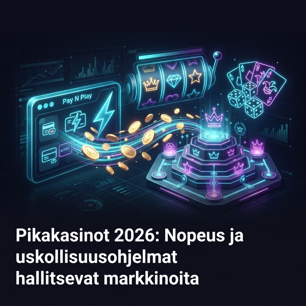 Pikakasinot 2026: Nopeus ja uskollisuusohjelmat hallitsevat markkinoita