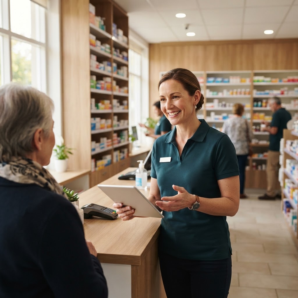 Cómo poner inteligencia artificial en tu farmacia de barrio para atender más rápido y sin colas