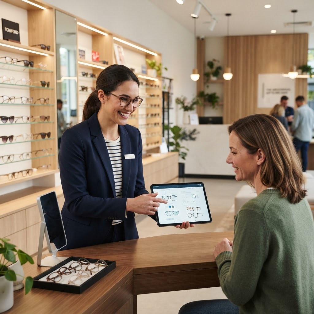Cómo usar la inteligencia artificial en tu óptica para vender más gafas