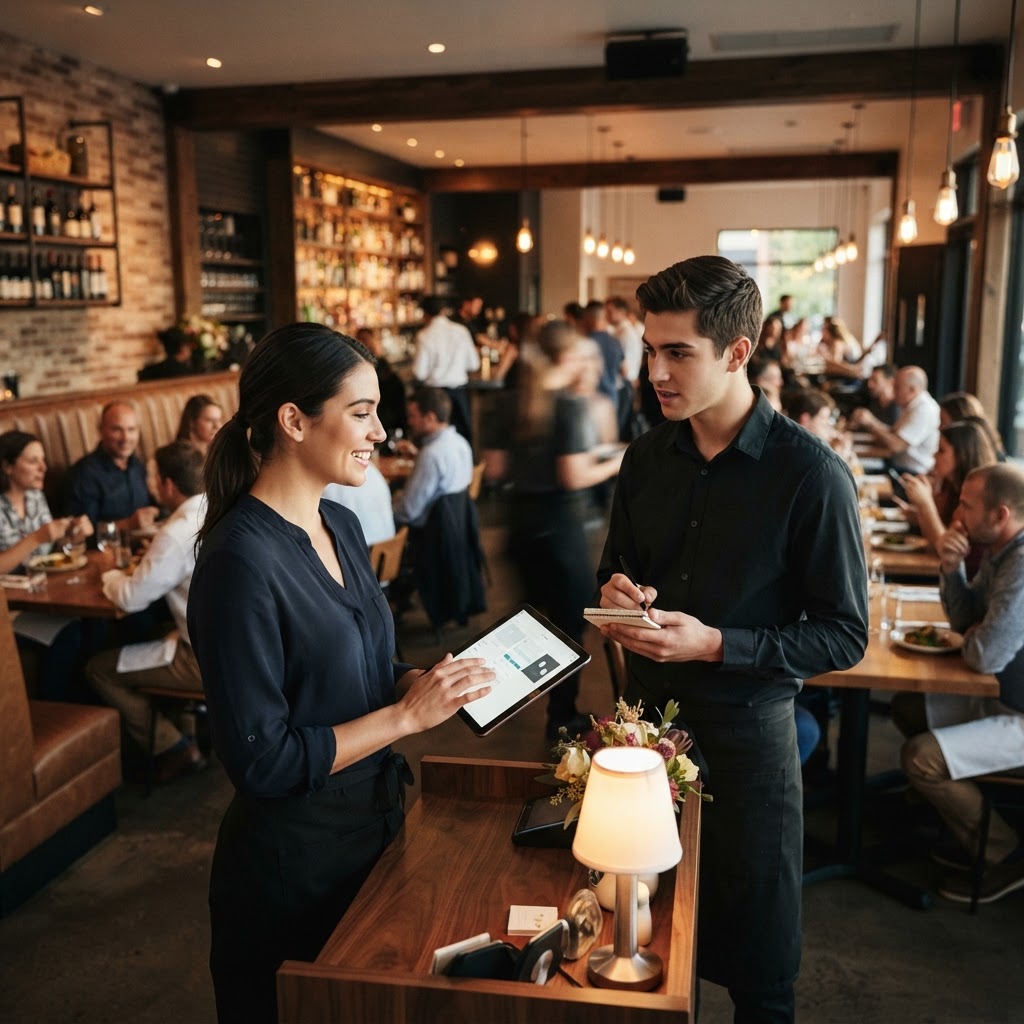 Cómo implementar inteligencia artificial en restaurantes (mesas llenas cada fin de semana sin contratar más gente)