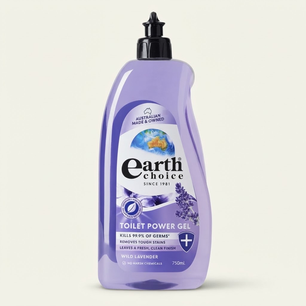 Earth Choice Toilet Power Gel- Wild Lavender 750mL