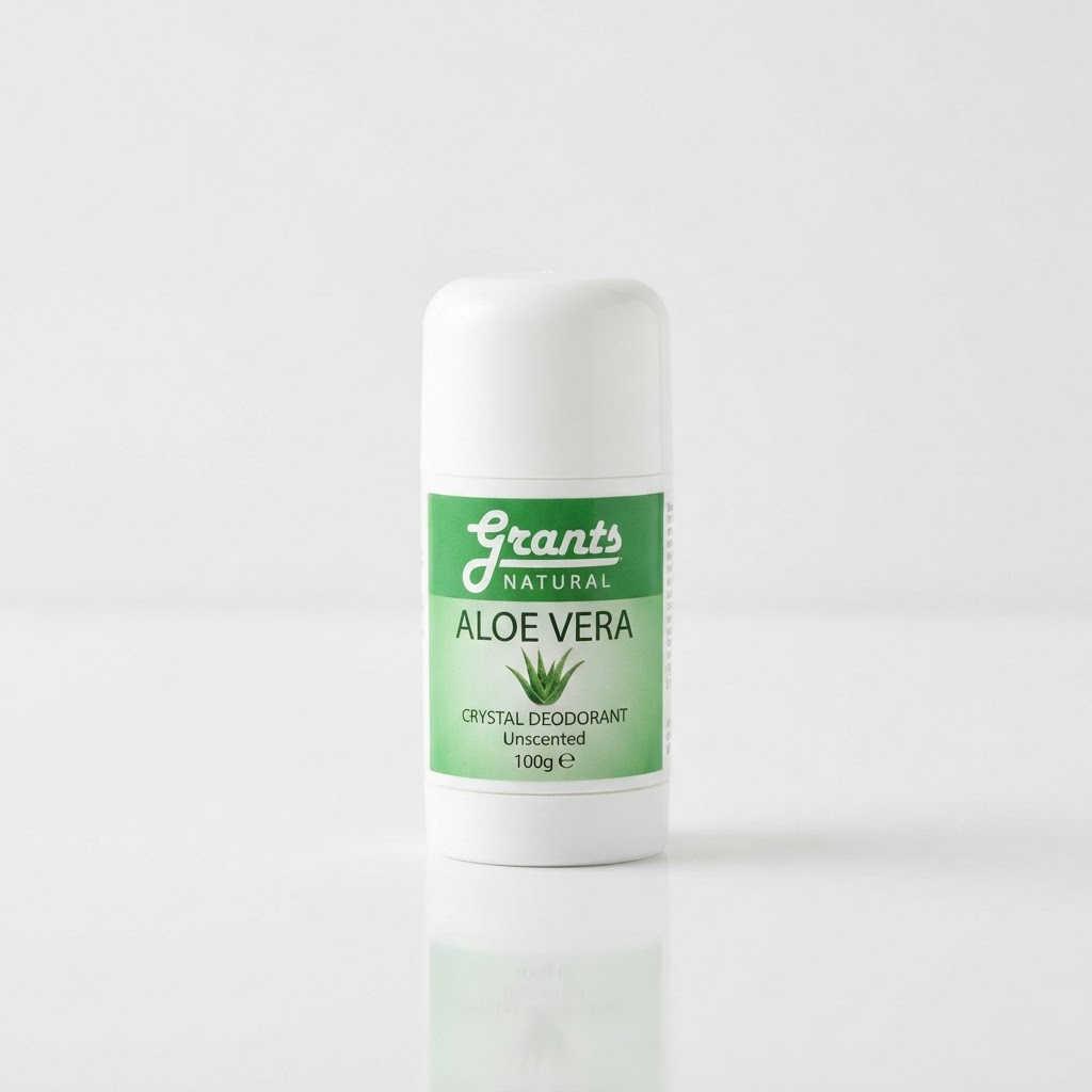 Grants Crystal Deodorant – Aloe Vera – 100g
