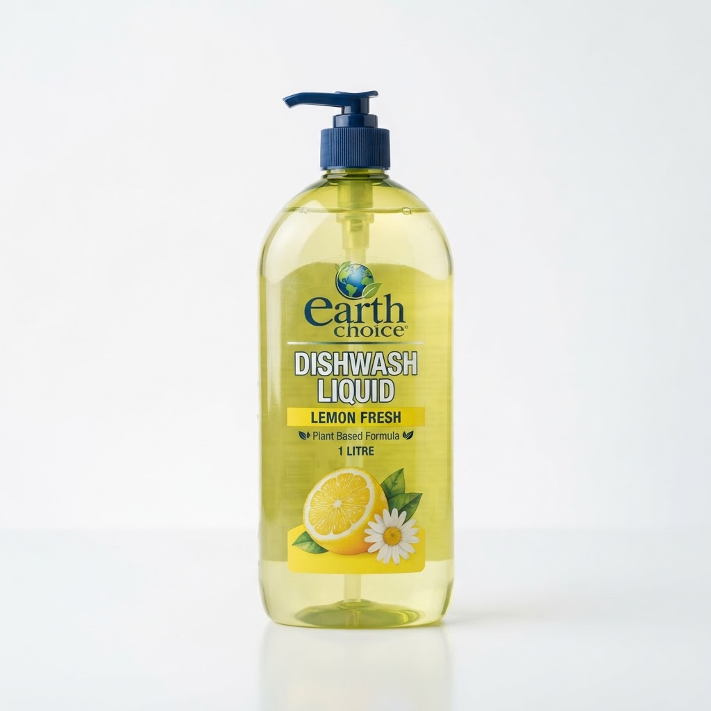 Earth Choice 1L Dishwashing Liquid – Lemon Fresh
