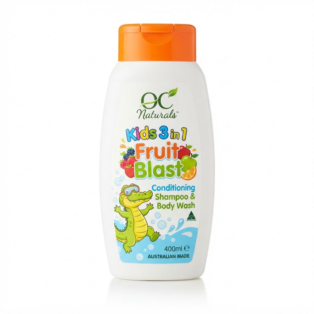OC Kids 3in1 Fruit Blast Conditioning Shampoo & Body Wash 400ml