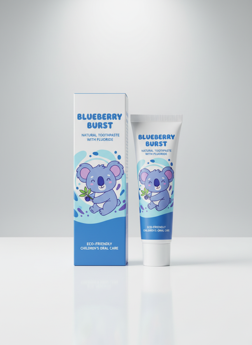 Blueberry Burst Kids Natural Toothpaste 75g