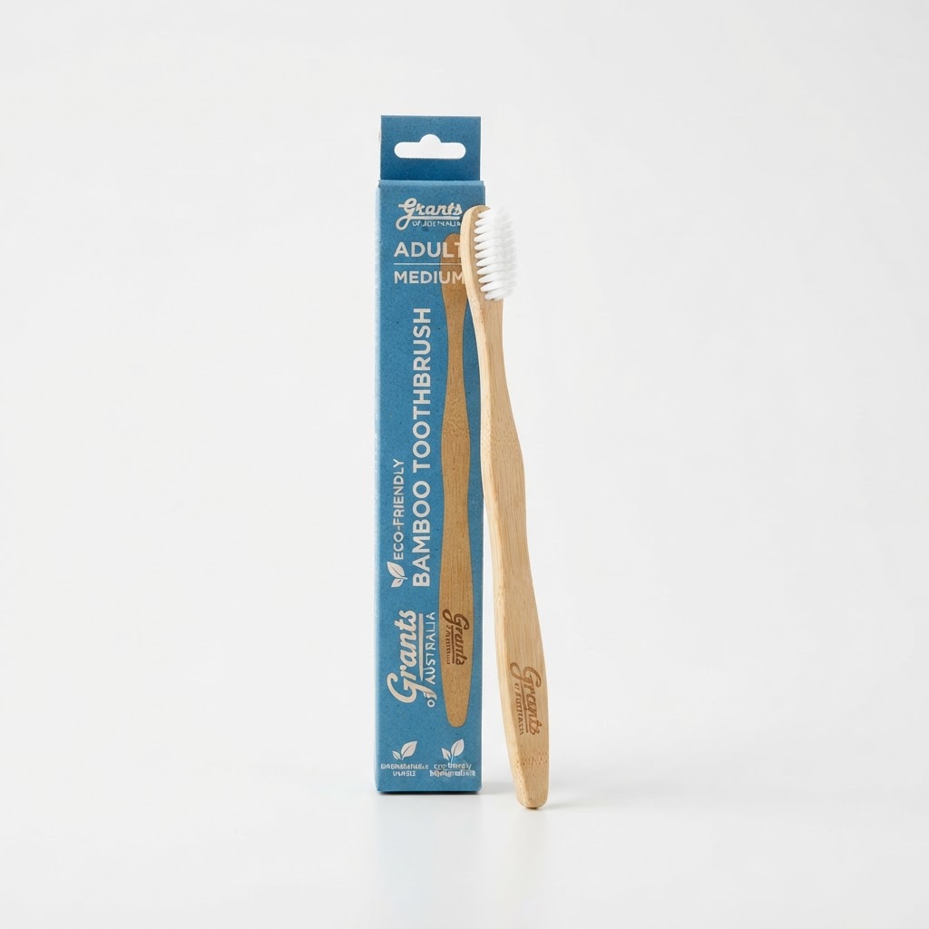 Adult Bamboo Toothbrush – Medium