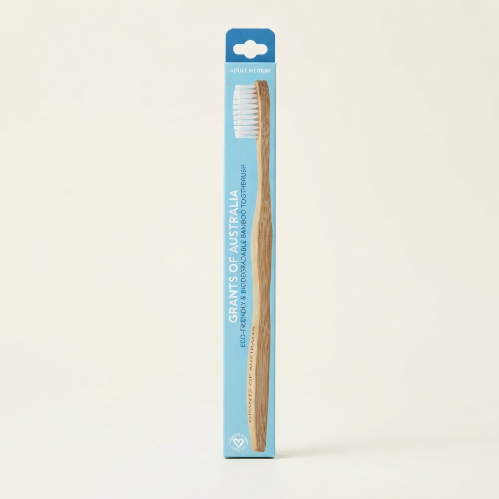 Adult Bamboo Toothbrush – Medium