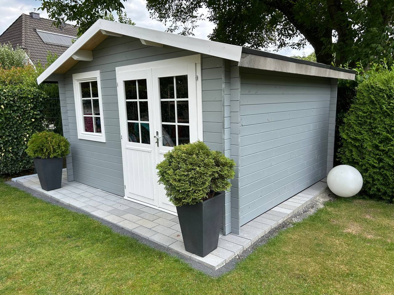 Unterfütterung Gartenhaus