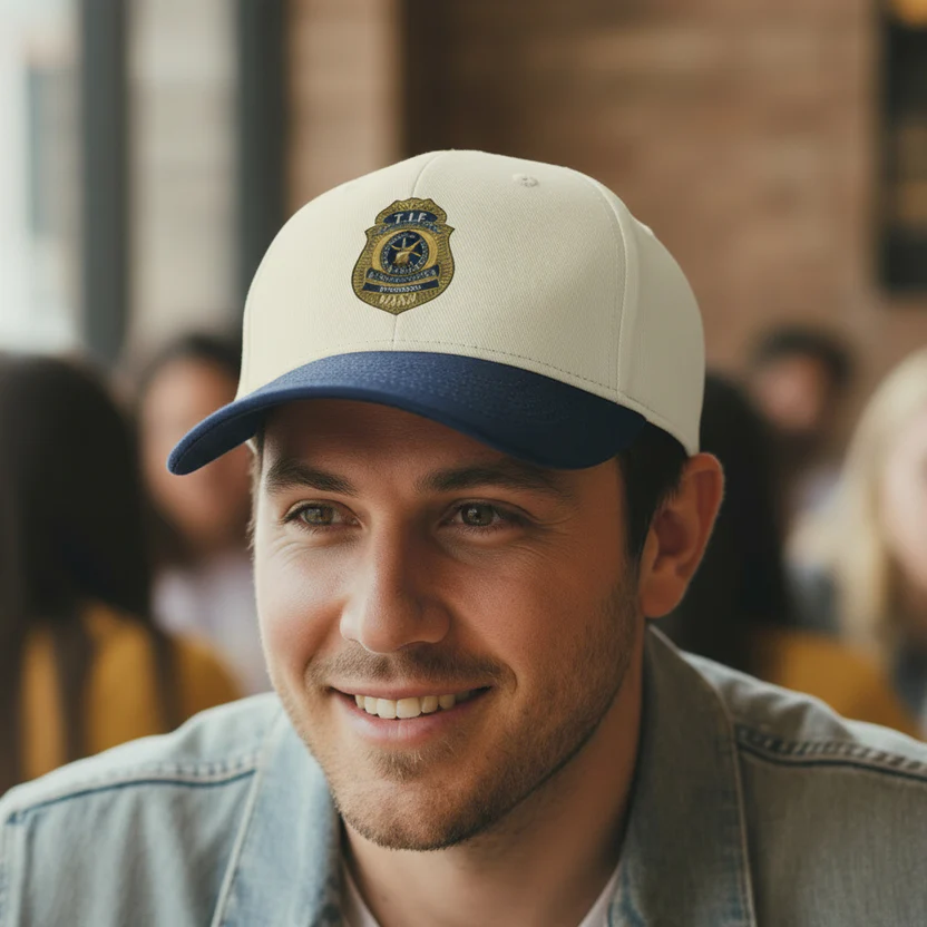 Badge 9118 Cap — 'T.I.F. Taste Agent Florida'