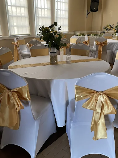 Gold Sash Dinner Tables