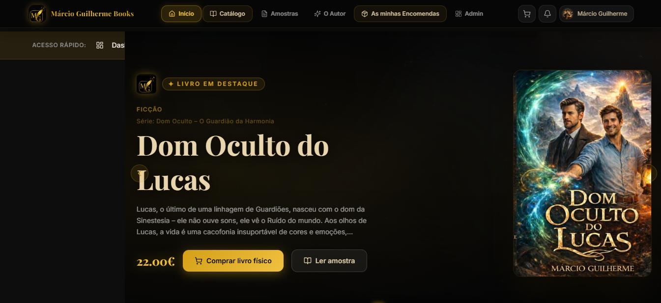 Márcio Guilherme book  template preview