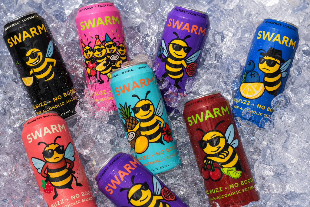 SWARM cans on ice