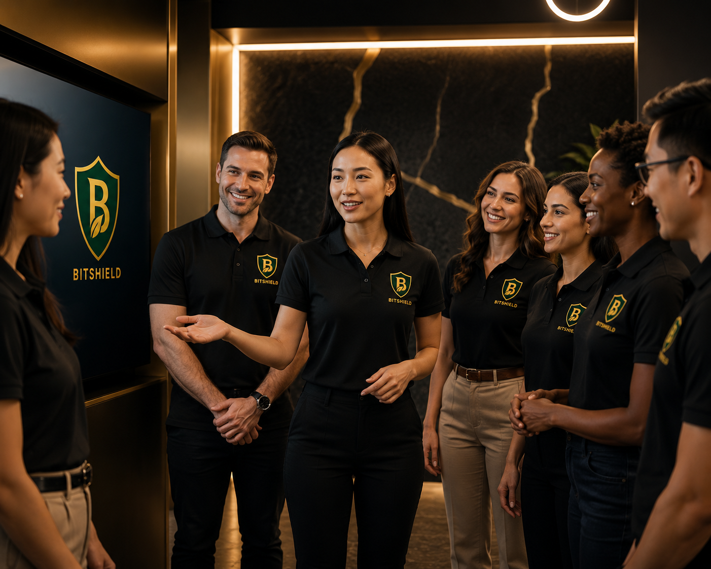 Confident young diverse leader with calm ownership and mission-driven presence
