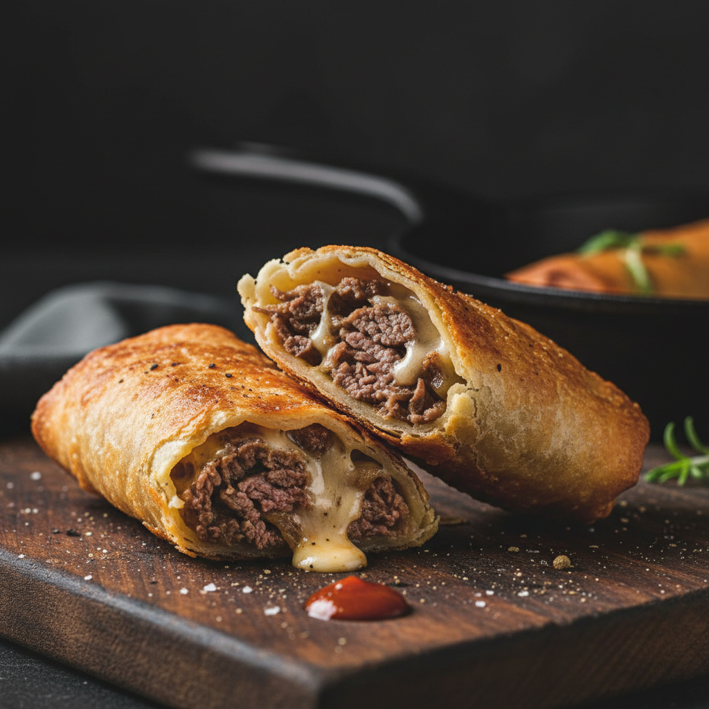 Philly CheeseSteak EggRollz