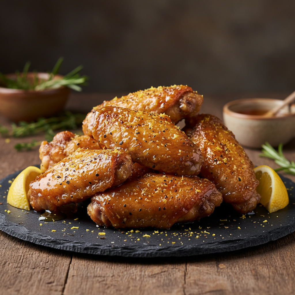 Baked Chicken Wings (6pc)
