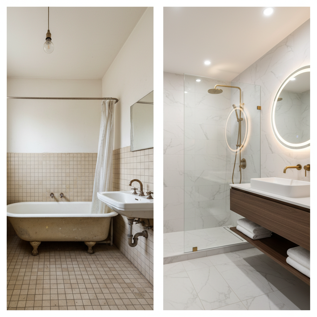 Antes - Reforma integral de baño