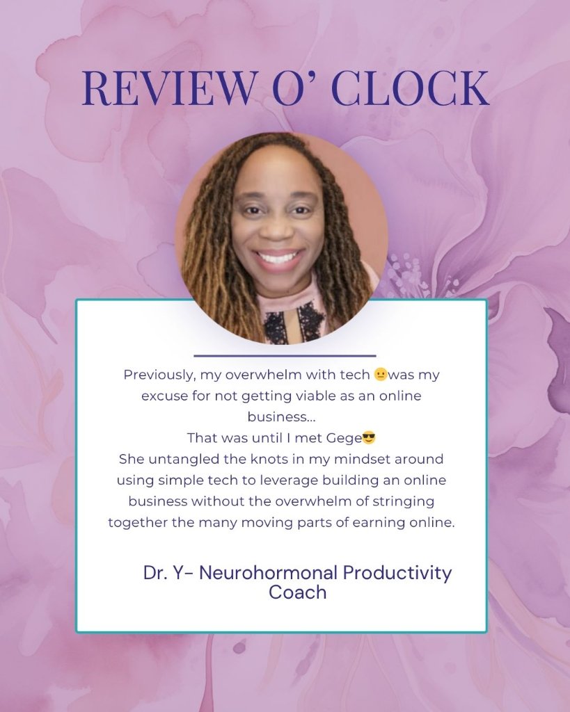 Testimonial from Dr. Y