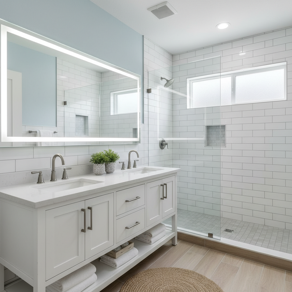 Bathroom Refresh — Moisture-Resistant Paint