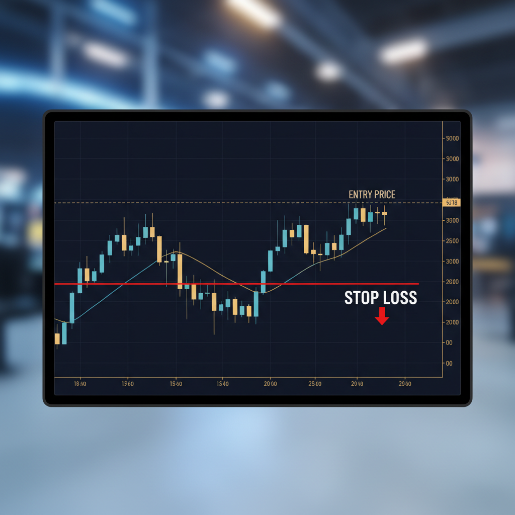 Stop Loss en gráfico